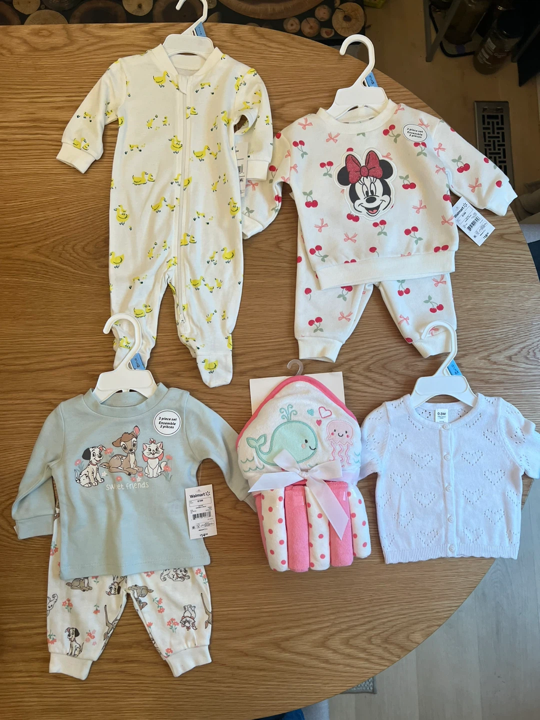 Brand New 5-Piece Toddler Girl Set (George Brand) - 0-3 M