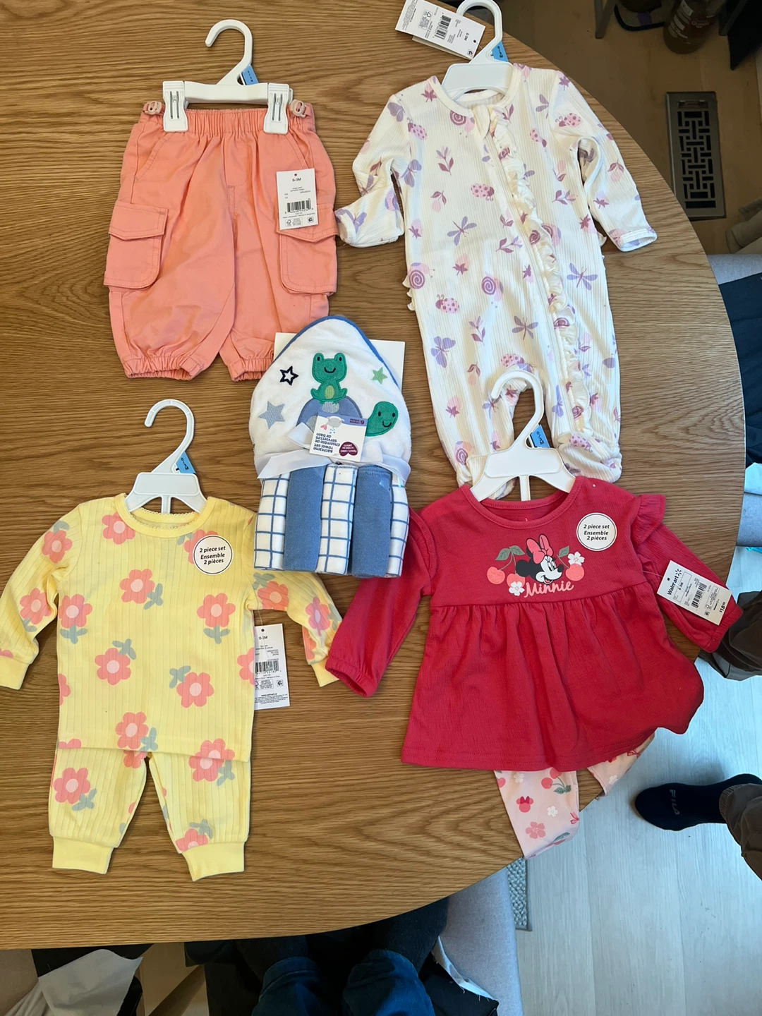 Brand New 5-Piece Toddler Girl Set (George Brand) - 0-3 M