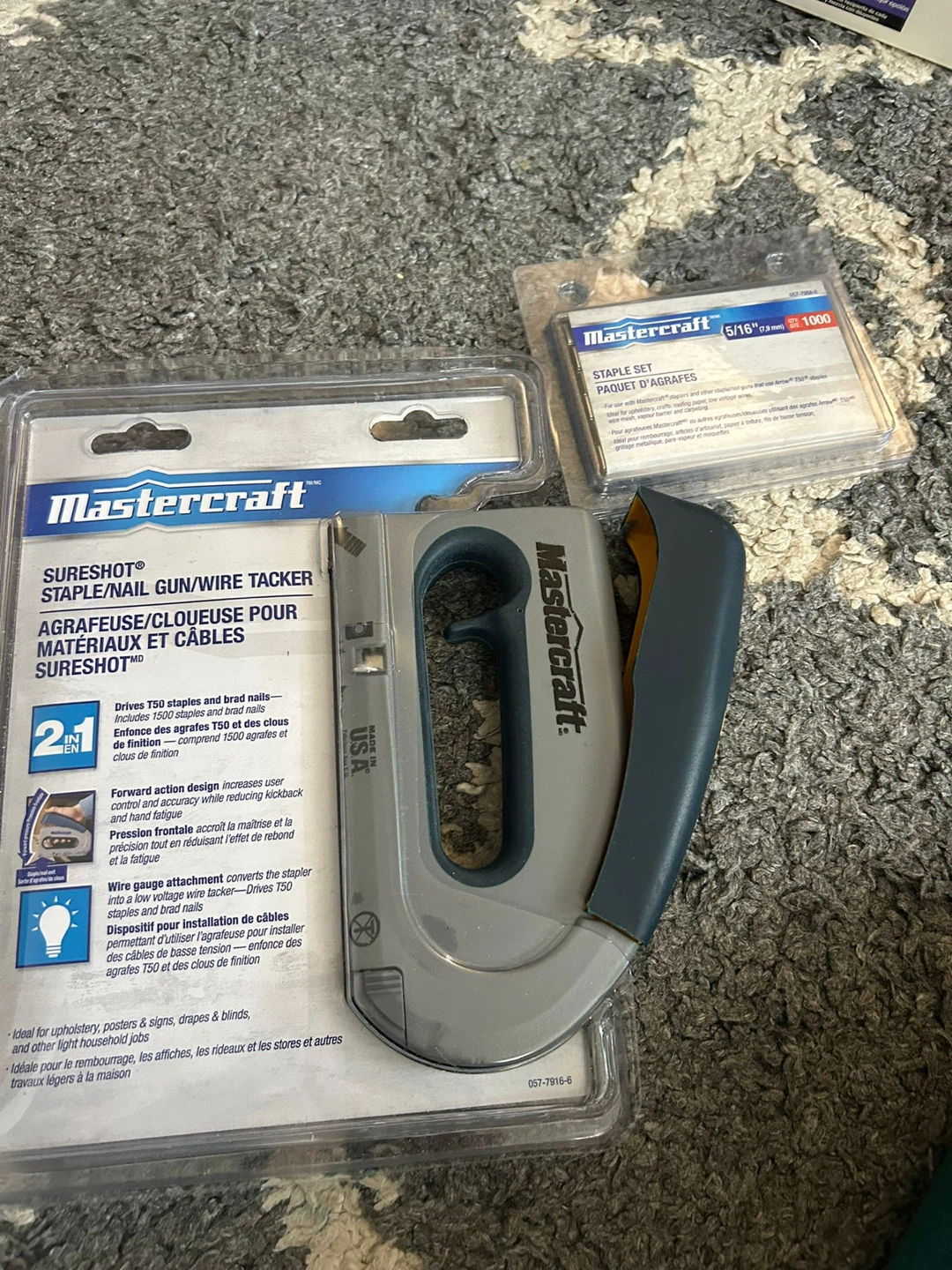 Mastercraft SureShot Staple/Nail Gun Wire Tacker - photo 2