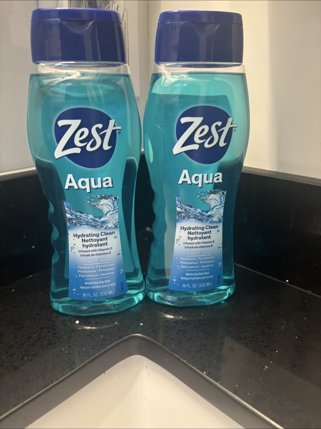Zest  Body Wash 2 x 18 oz Bottles