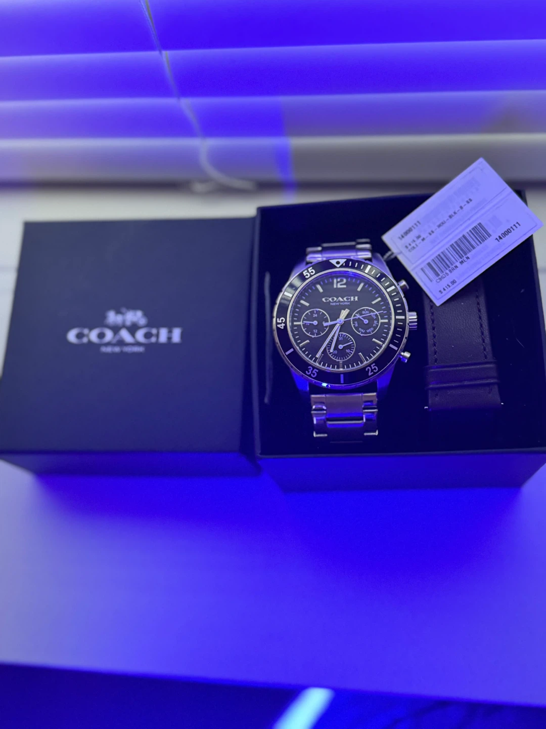 Brand New COACH Men’s Watch – Full Set cole 44mm - photo 3