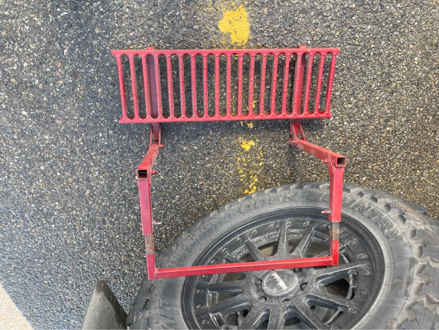 Red Steel Tire Step - photo 3