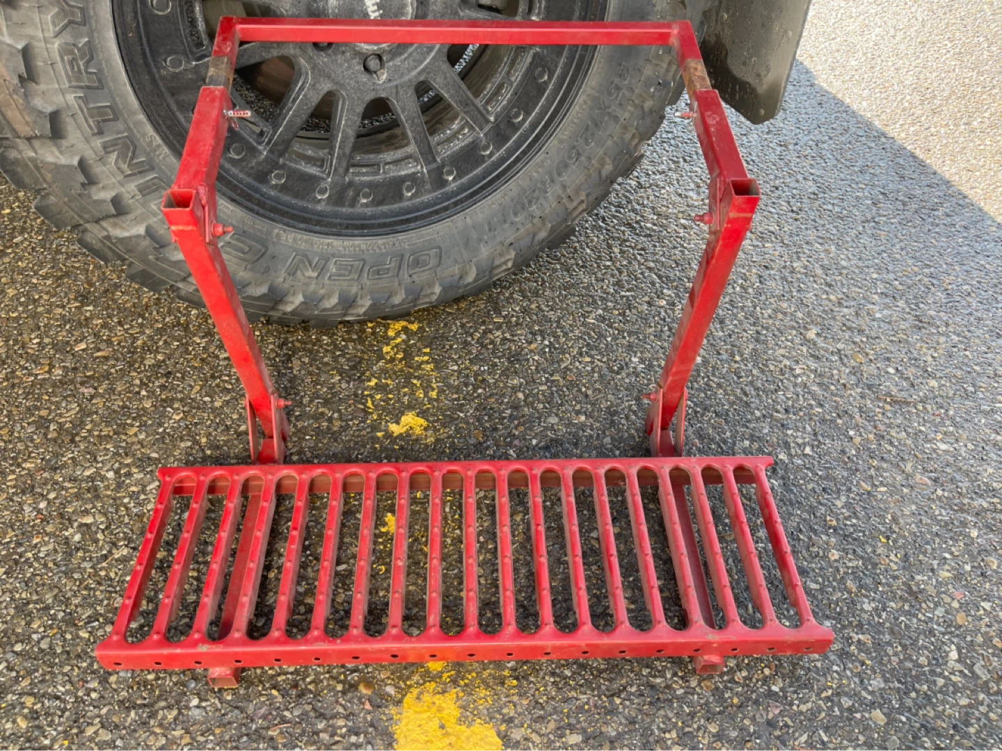 Red Steel Tire Step - photo 4