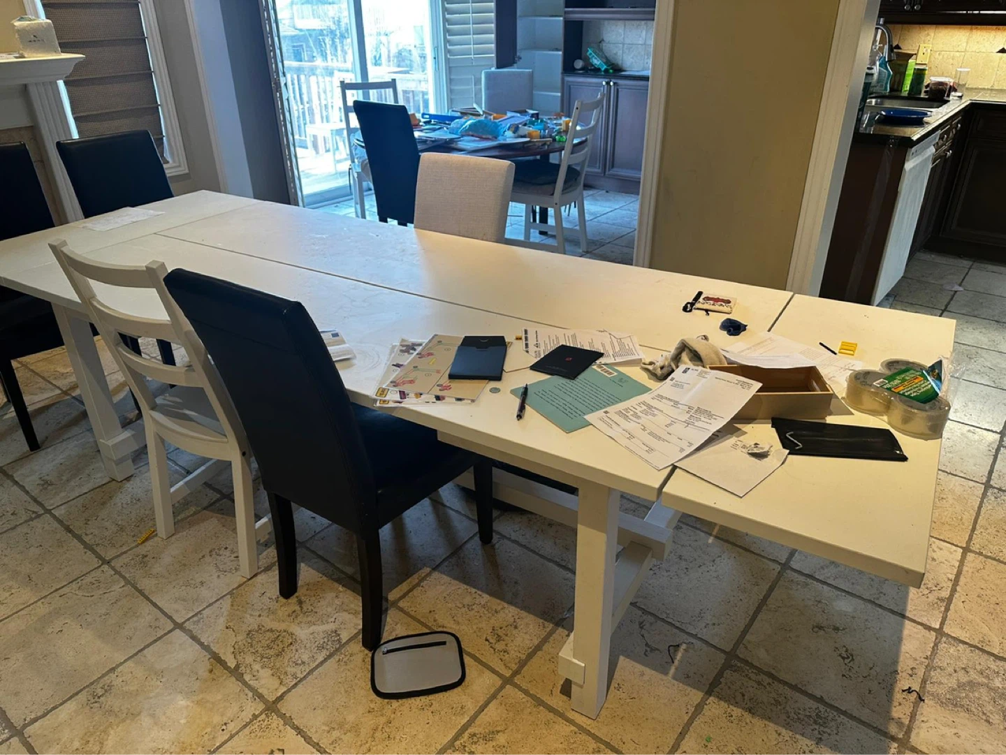 White Extendable Dining Table