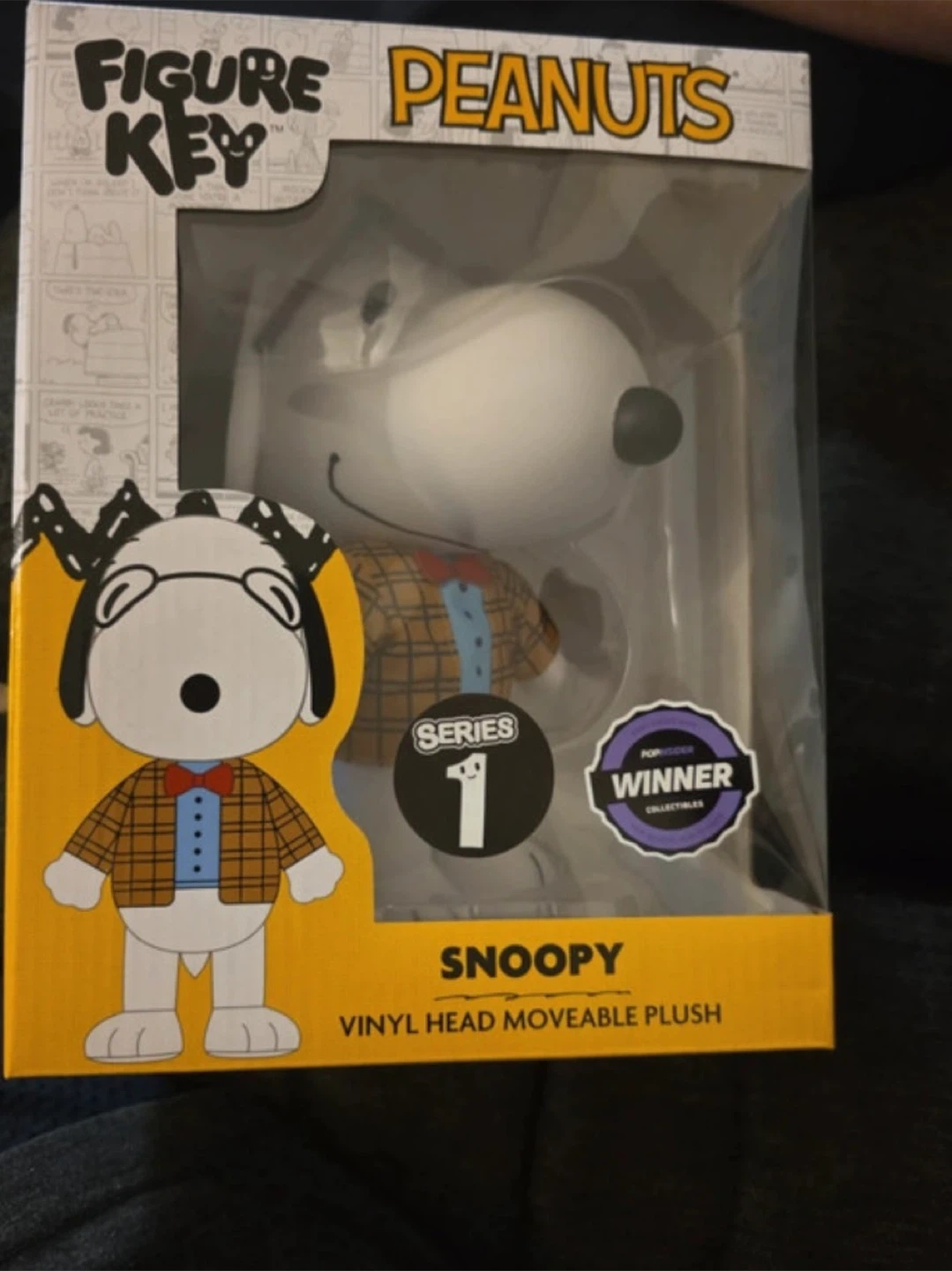 Peanuts Snoopy Vinyl Head Moveable Plush Figure