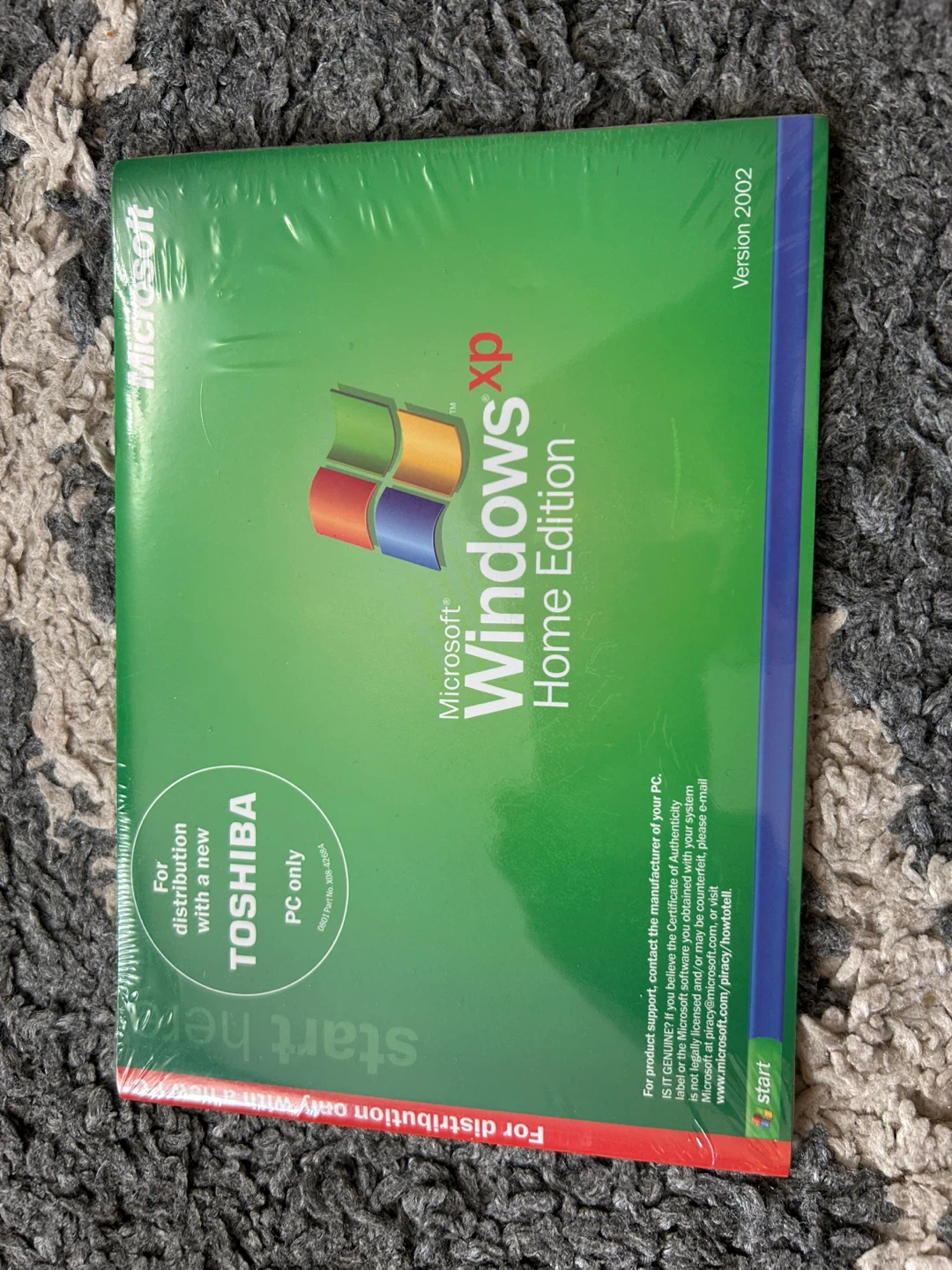 Microsoft Windows XP Home Edition Version 2002