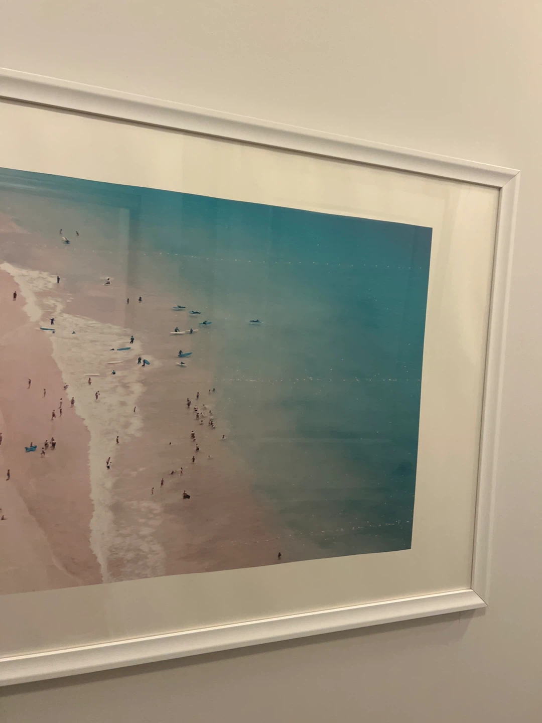 Framed Beach Aerial Photo - photo 2
