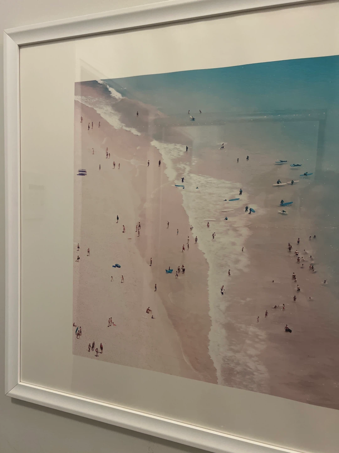 Framed Beach Aerial Photo - photo 3