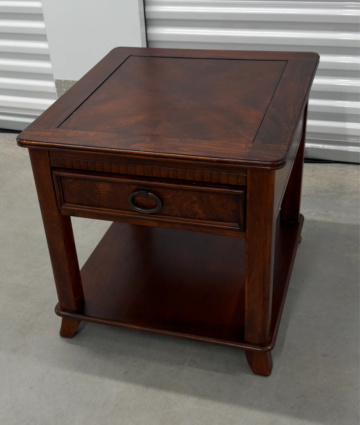 Solid Wood End Table w/ Drawer