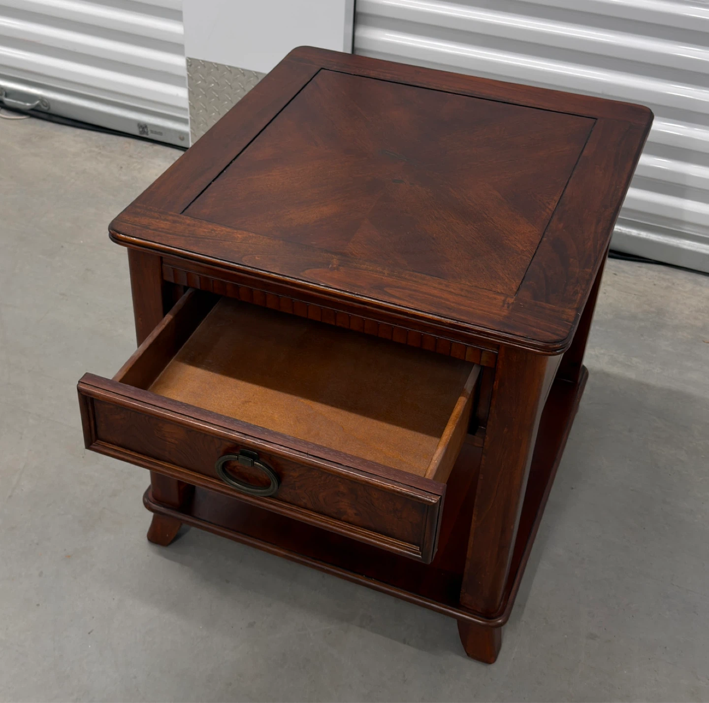 Solid Wood End Table w/ Drawer - photo 2