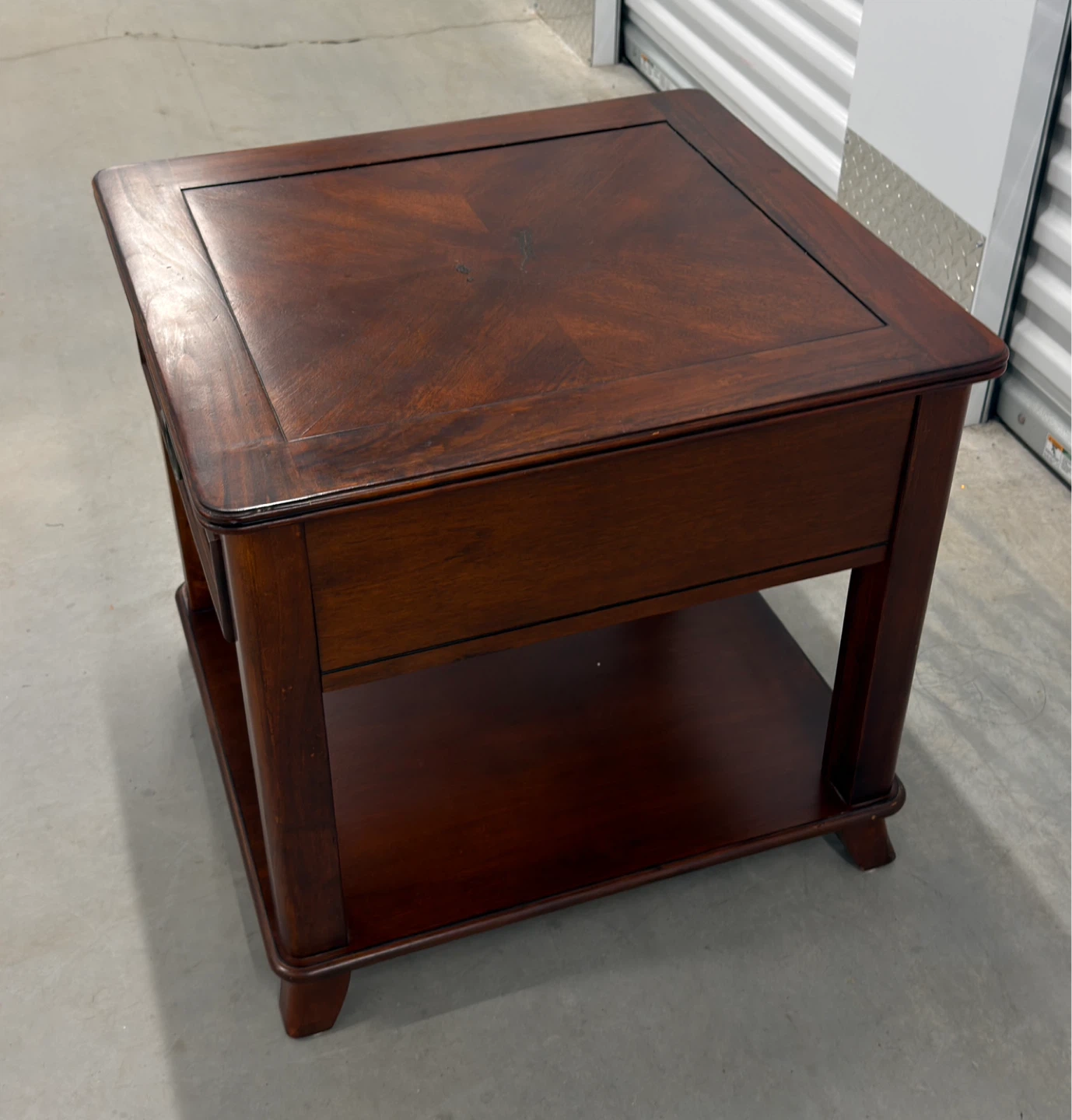 Solid Wood End Table w/ Drawer - photo 3
