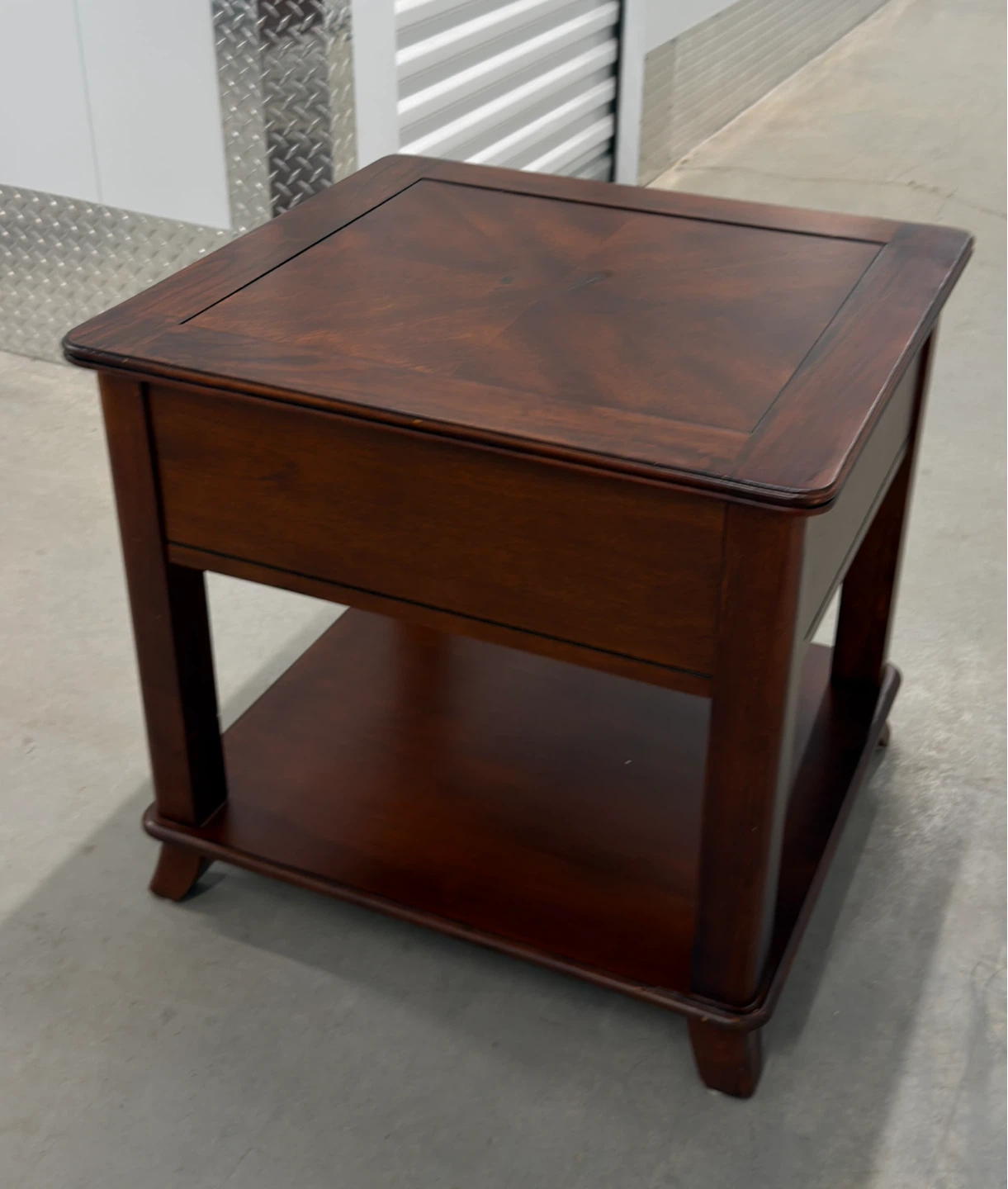 Solid Wood End Table w/ Drawer - photo 5