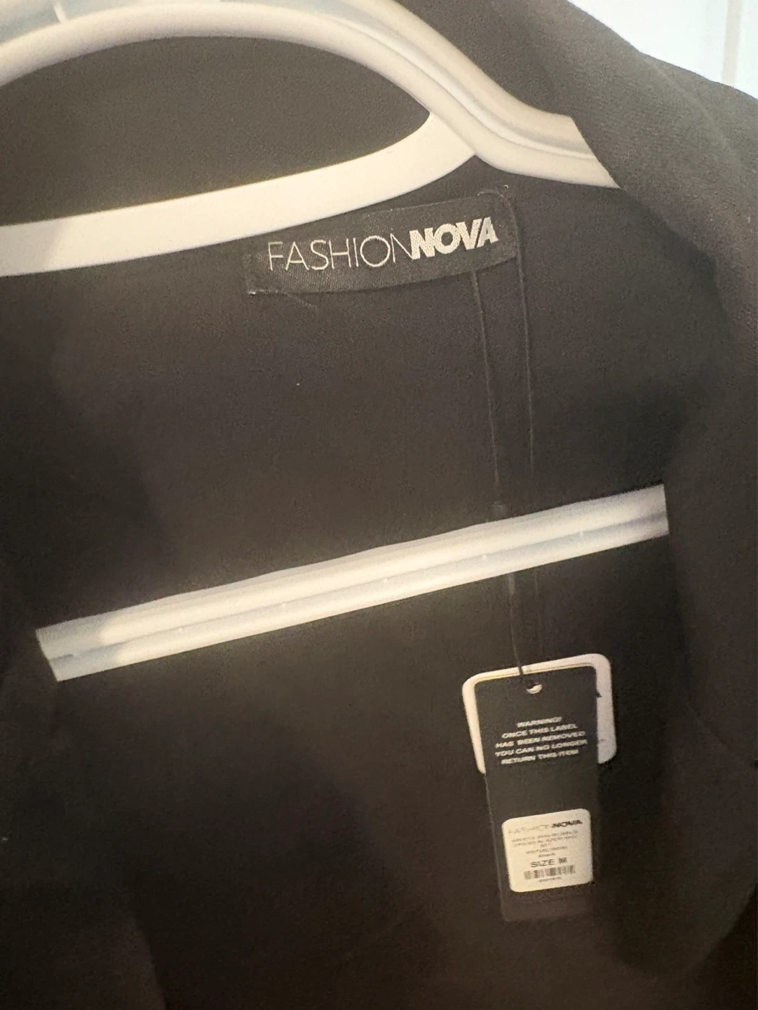 Fashion Nova Black Mini Bubble Dress  Set - Size M - photo 4