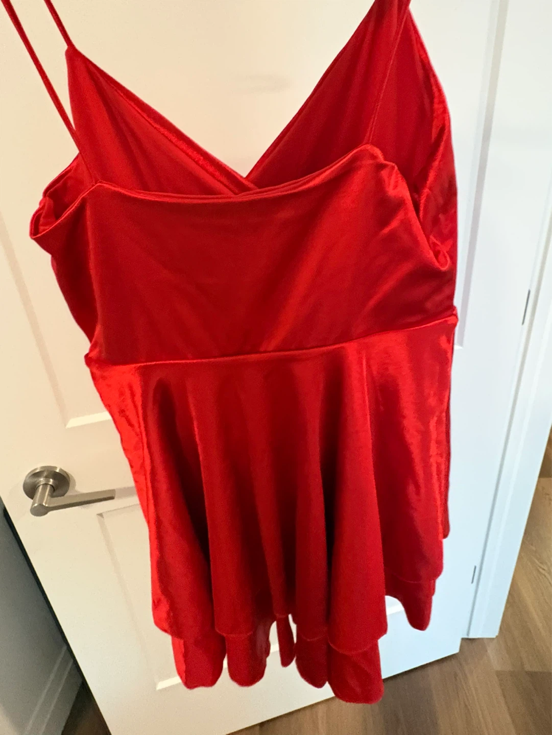 SHEIN Red Mini Dress Size L - photo 3