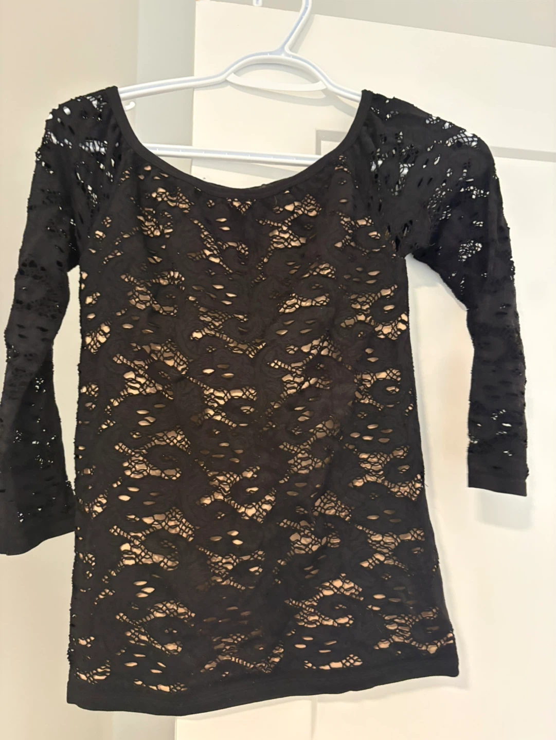 Guess Black Lace Dress
