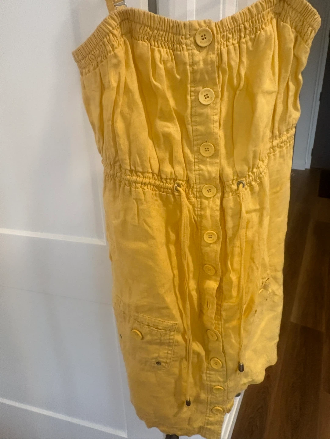 Guess Yellow Button-Up Dress - M/M - photo 2