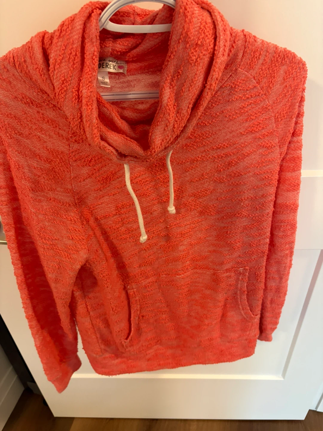 Derek Coral Hoodie - Size S - photo 2