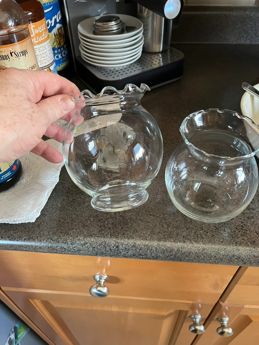 2 Small Fishbowls - photo 5