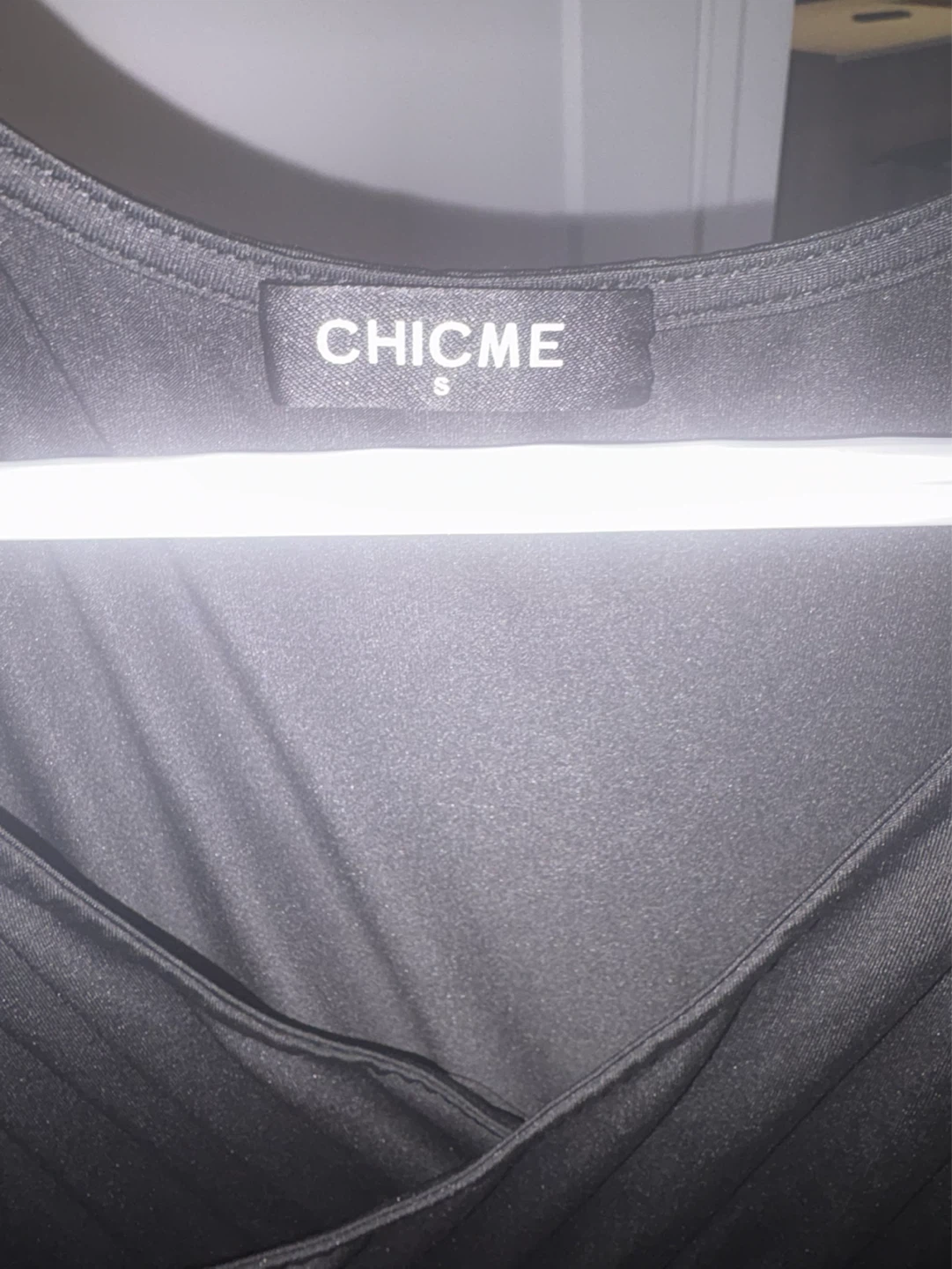 CHICME Black Cold Shoulder Maxi Dress
