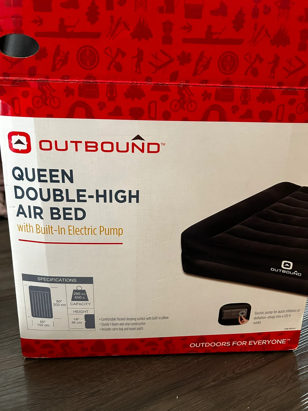 Self inflating air mattress - like new