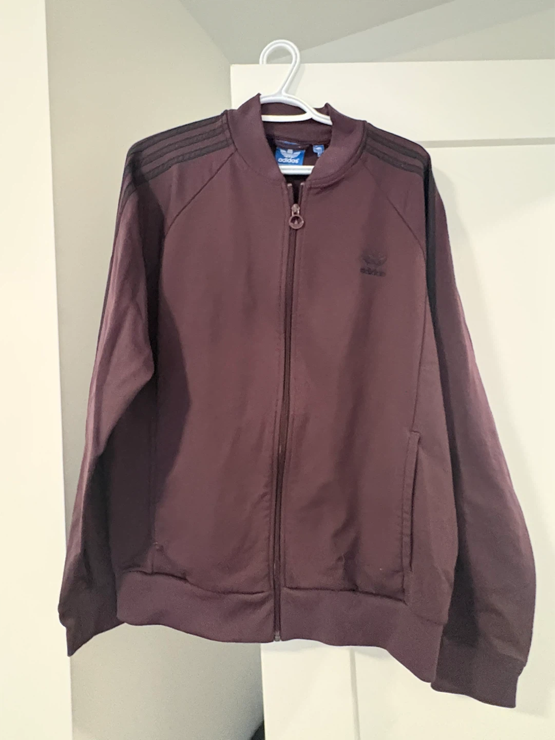 Adidas Track Jacket - Burgundy - photo 2
