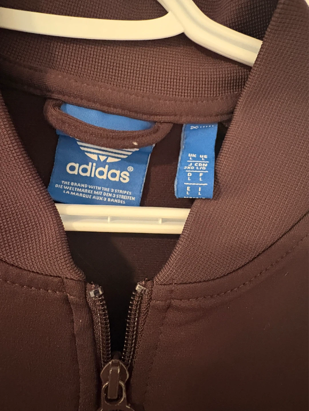 Adidas Track Jacket - Burgundy - photo 3