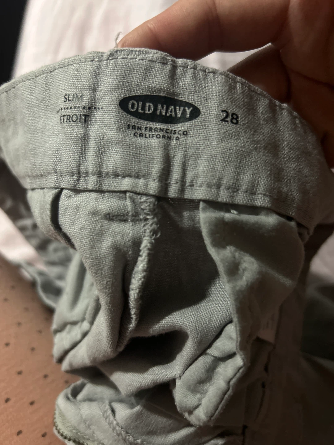 Old Navy Slim Fit Shorts Size 28 Grey - photo 2