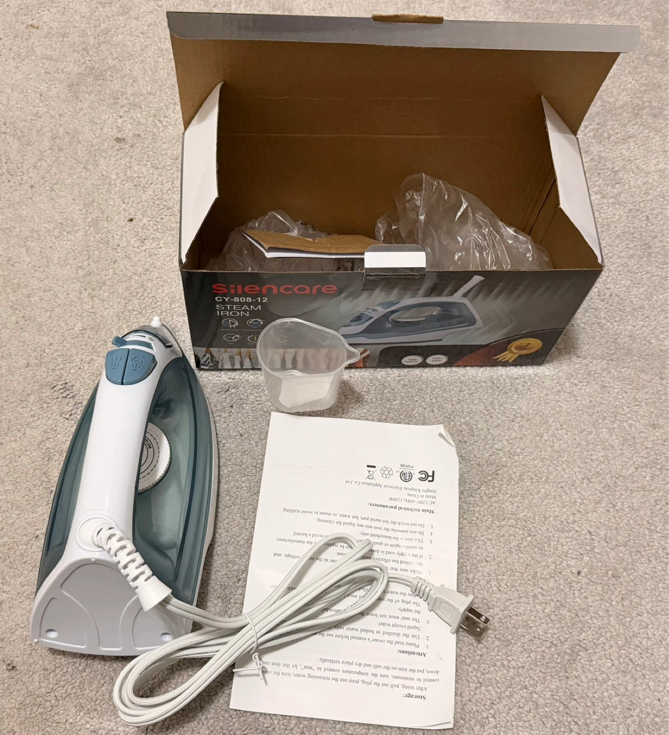 Silencare CY-808-12 Steam Iron - photo 5