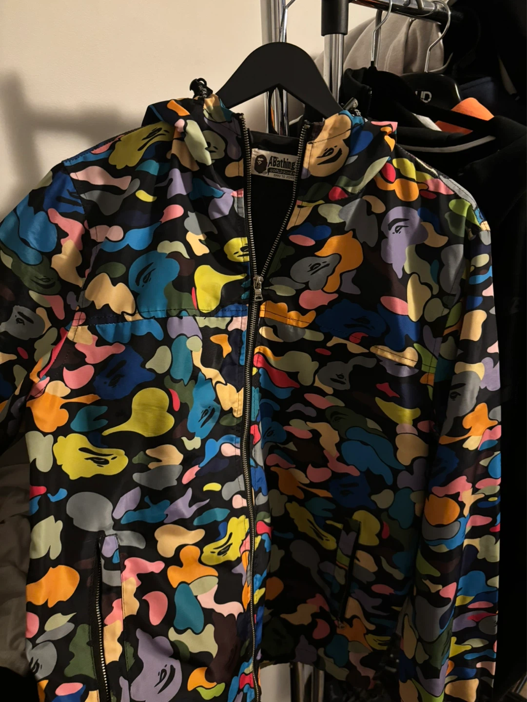 A Bathing Ape Camo Full Zip Hoodie