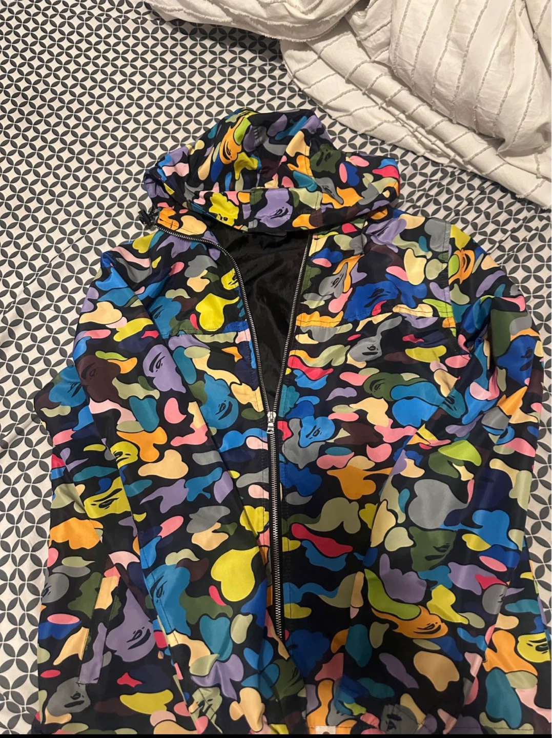 A Bathing Ape Camo Full Zip Hoodie - photo 2