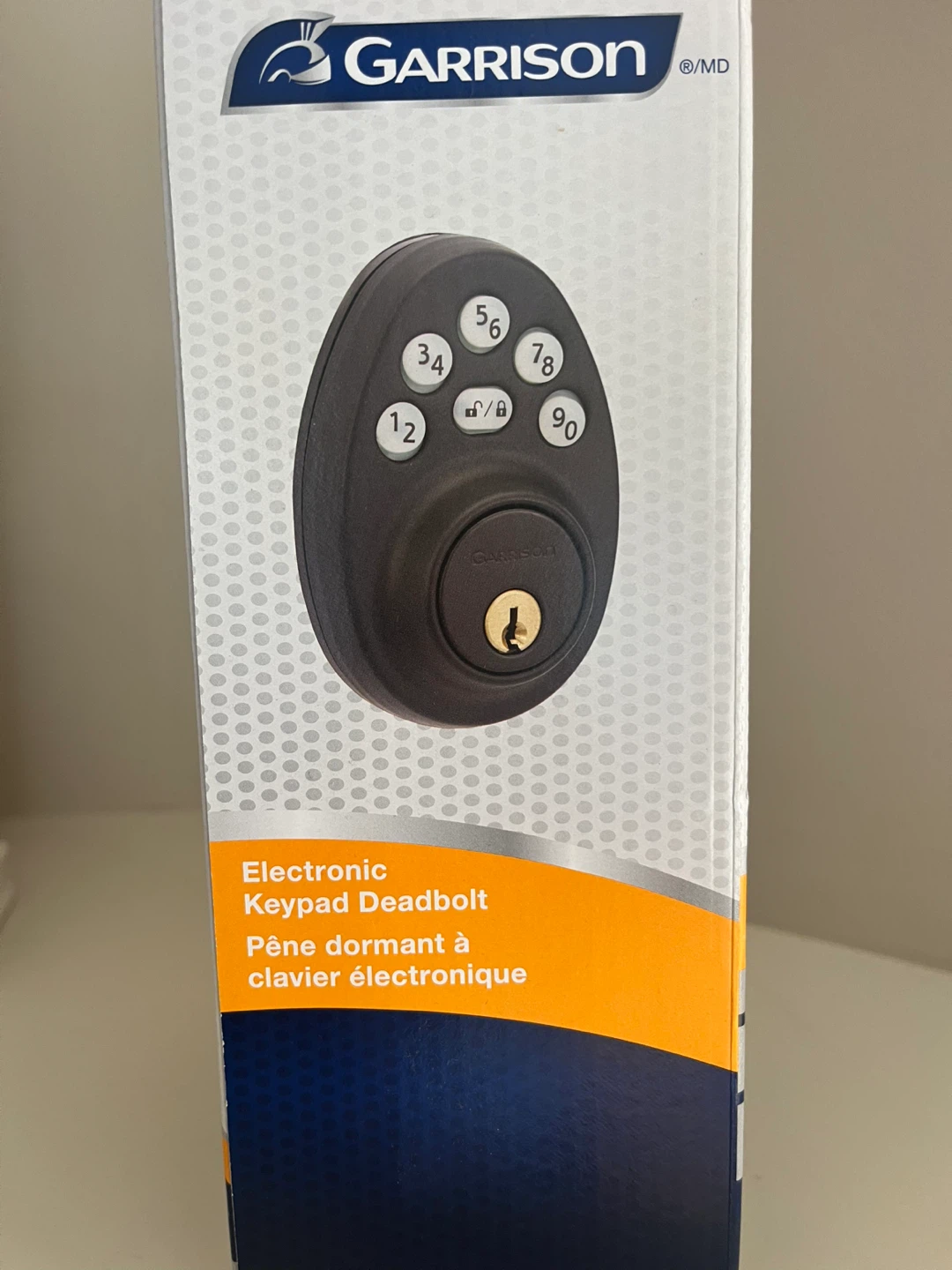 Garrison Electronic Keypad Deadbolt Matte Black - photo 2