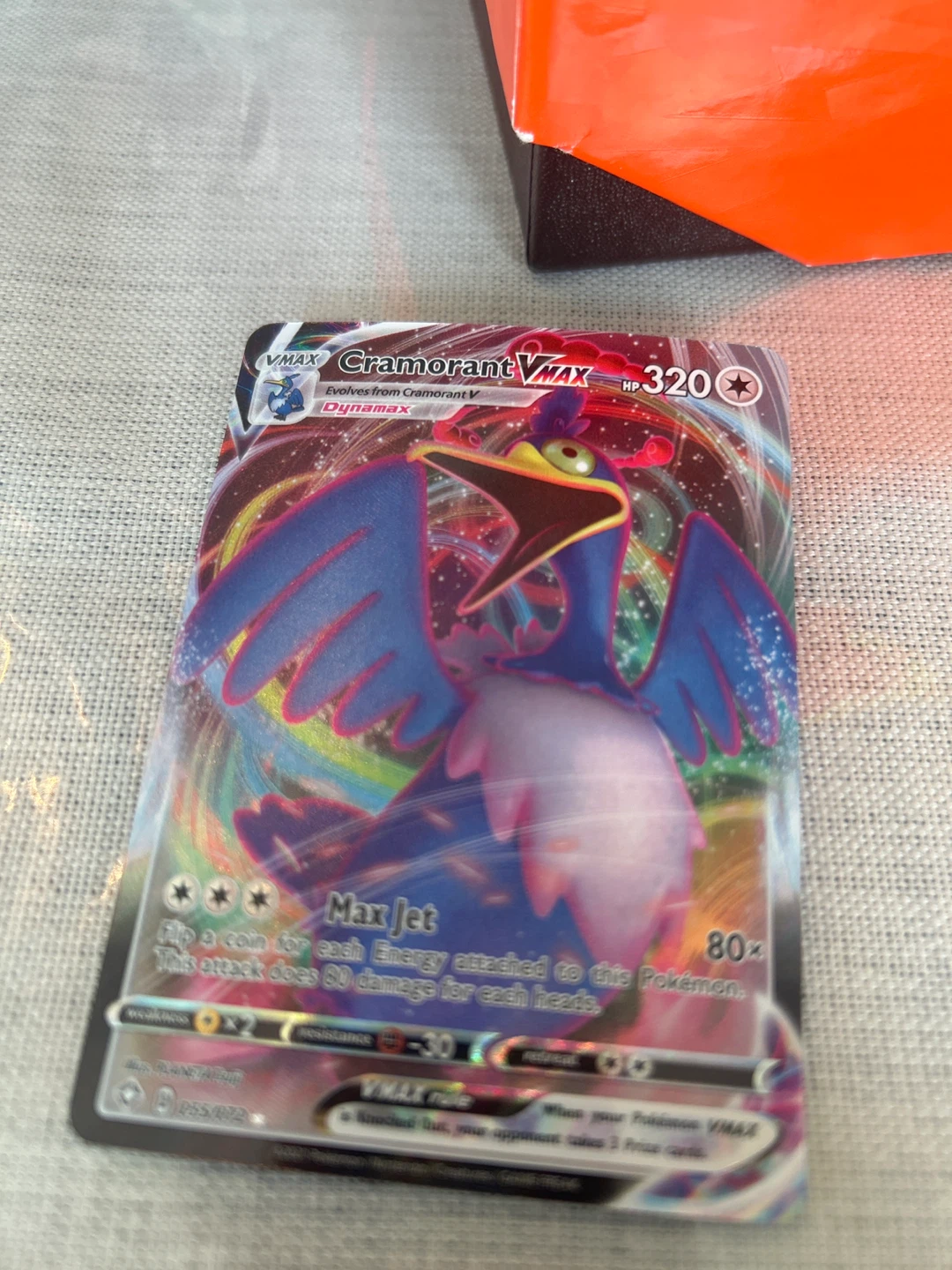 Pokémon Cramorant VMAX Card