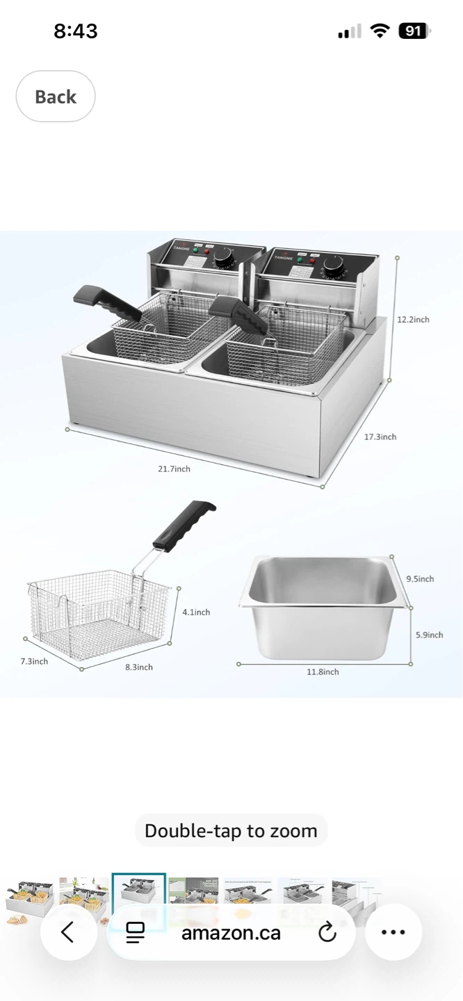 TangMe Commercial Deep Fryer 12L - photo 3
