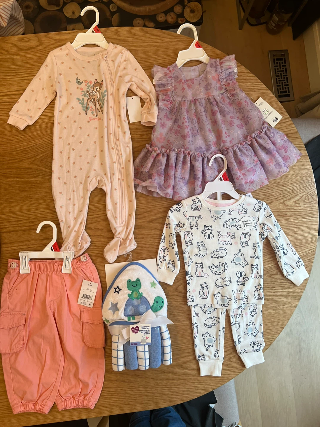 Brand New 5-Piece Toddler Girl Set (George Brand) - 6-12 M