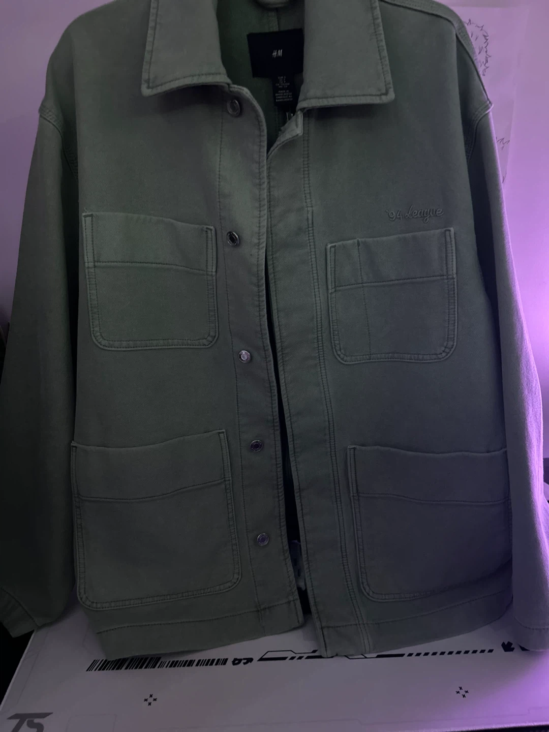 H&M Oversized Utility Jacket - Olive Green I’m up for offers - photo 2