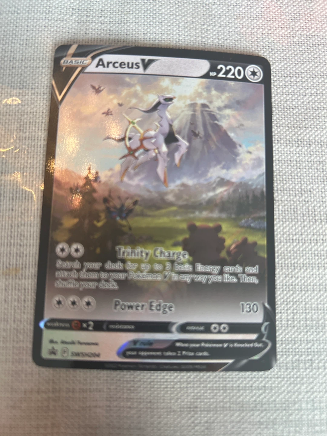 Pokemon Arceus V TCG Card