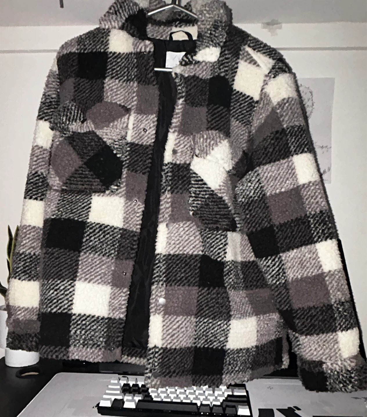 Zara Plaid Fleece Shirt Jacket I’m up for offers - photo 2