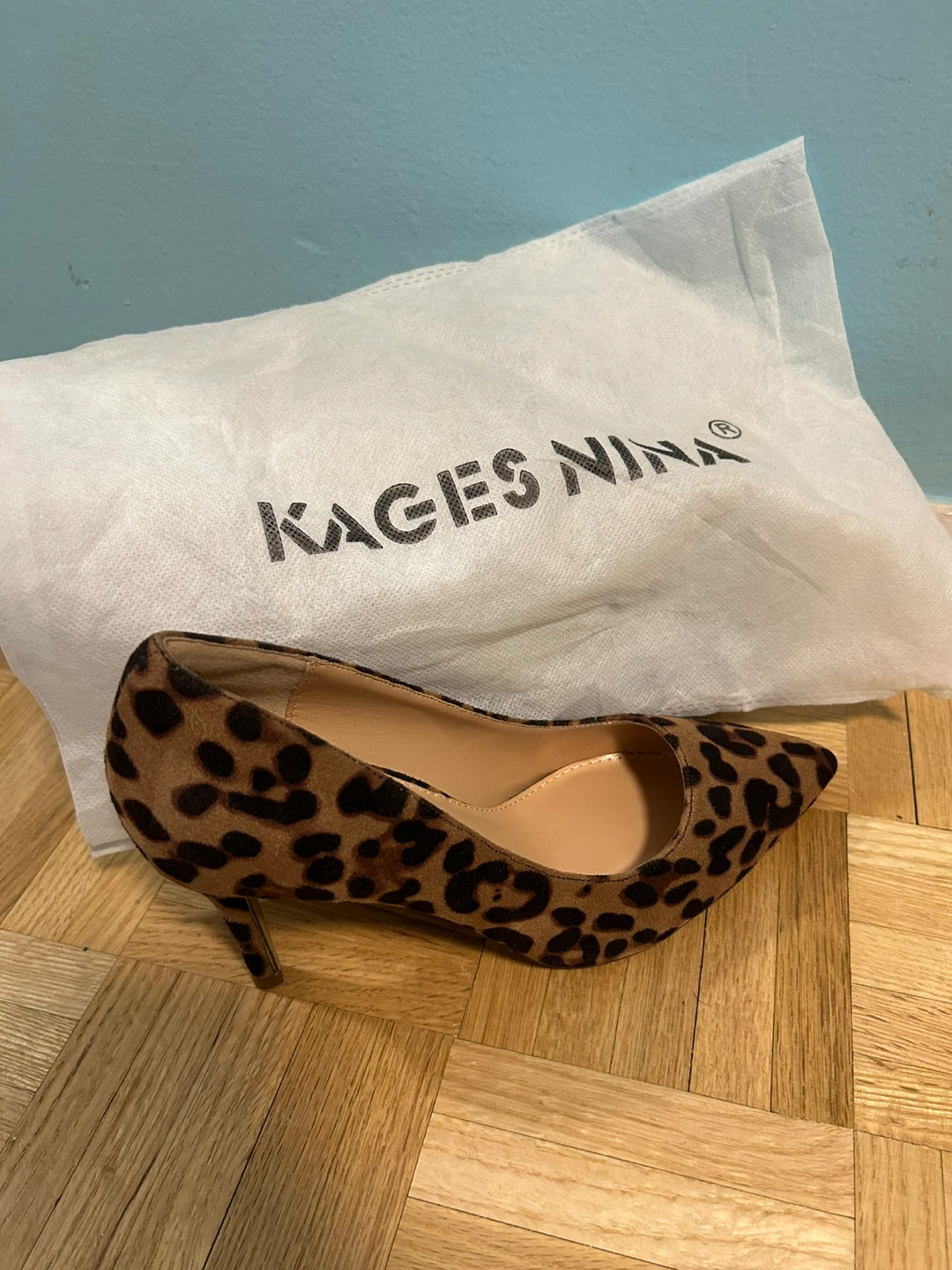 Kages Nina Leopard Print Heels - Brand New - photo 2