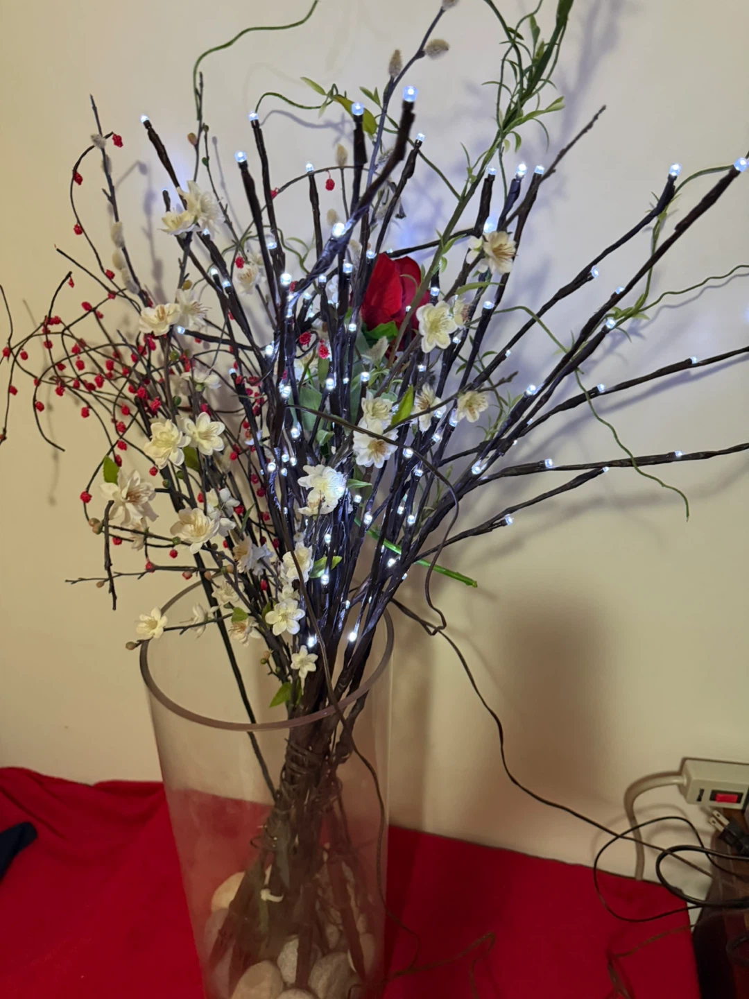 Decorative Lighted Branches Vase - photo 2