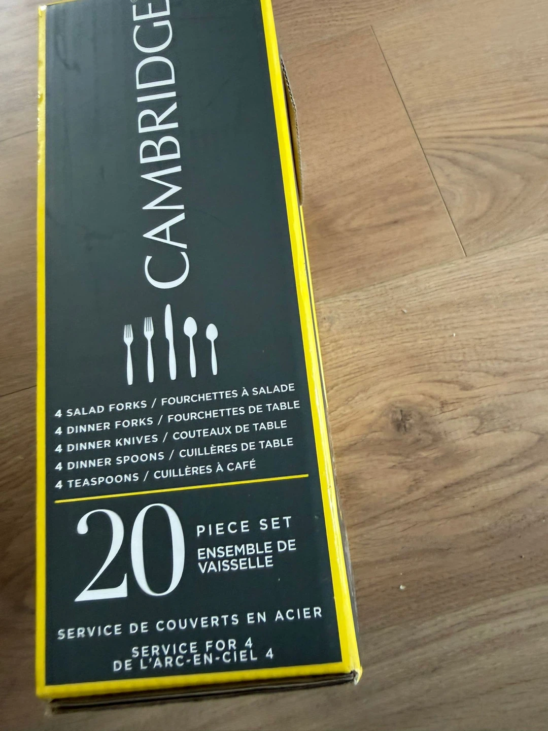 Cambridge 20 Piece Stainless Steel Flatware Set - photo 2