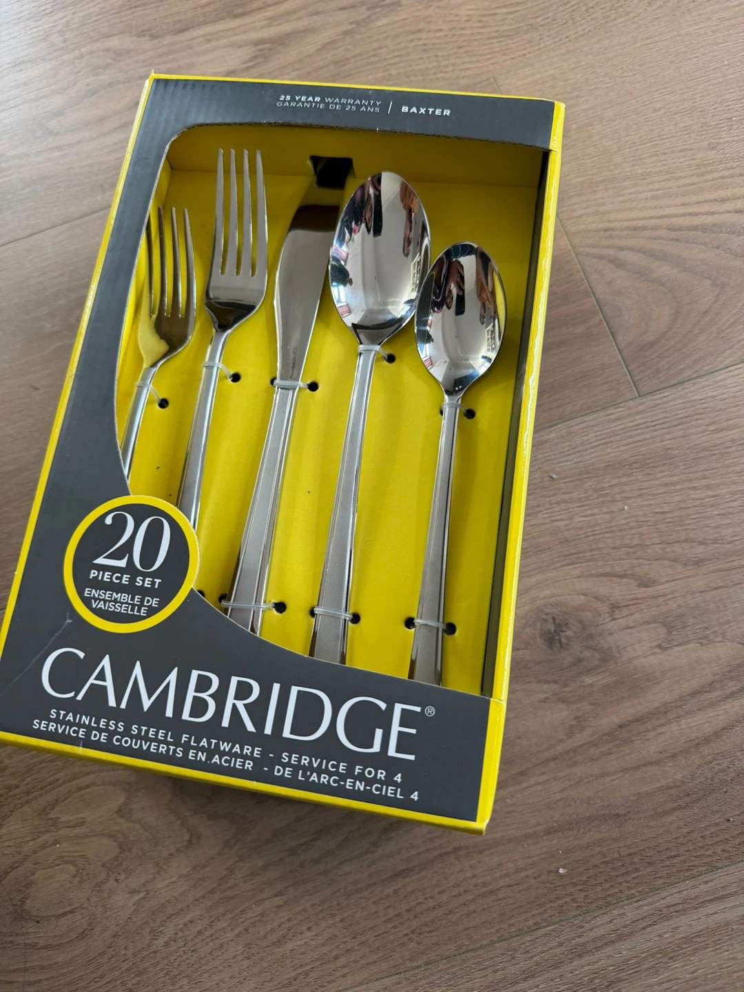 Cambridge 20 Piece Stainless Steel Flatware Set