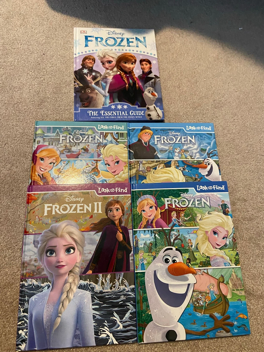Disney Frozen and Frozen II Books - Bundle