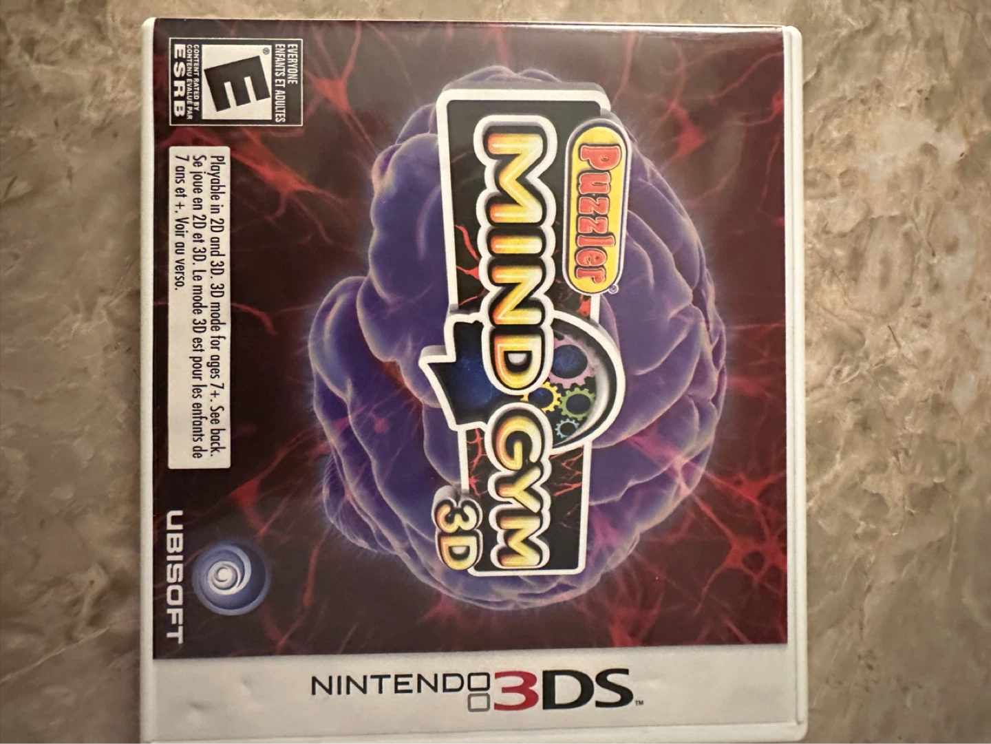 Nintendo 3DS Puzzler Mind Gym 3D Game