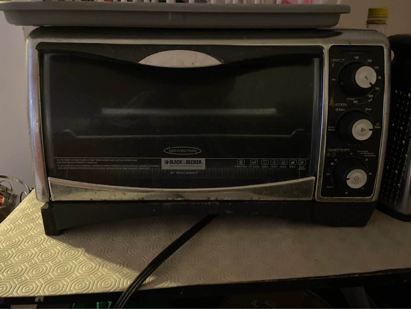 Black & Decker Convection Toaster Oven 12" Pizza Capacity