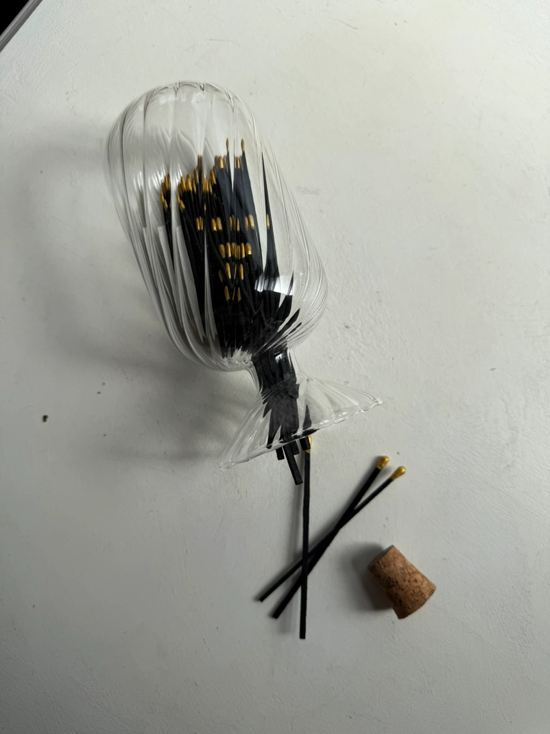Glass Cloche Matches Holder - photo 4