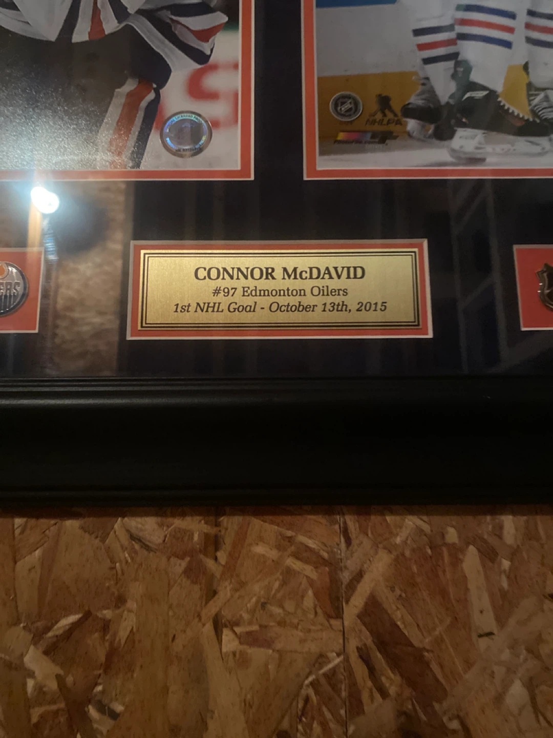 Framed Connor McDavid 1st NHL Goal Memorabilia - photo 2