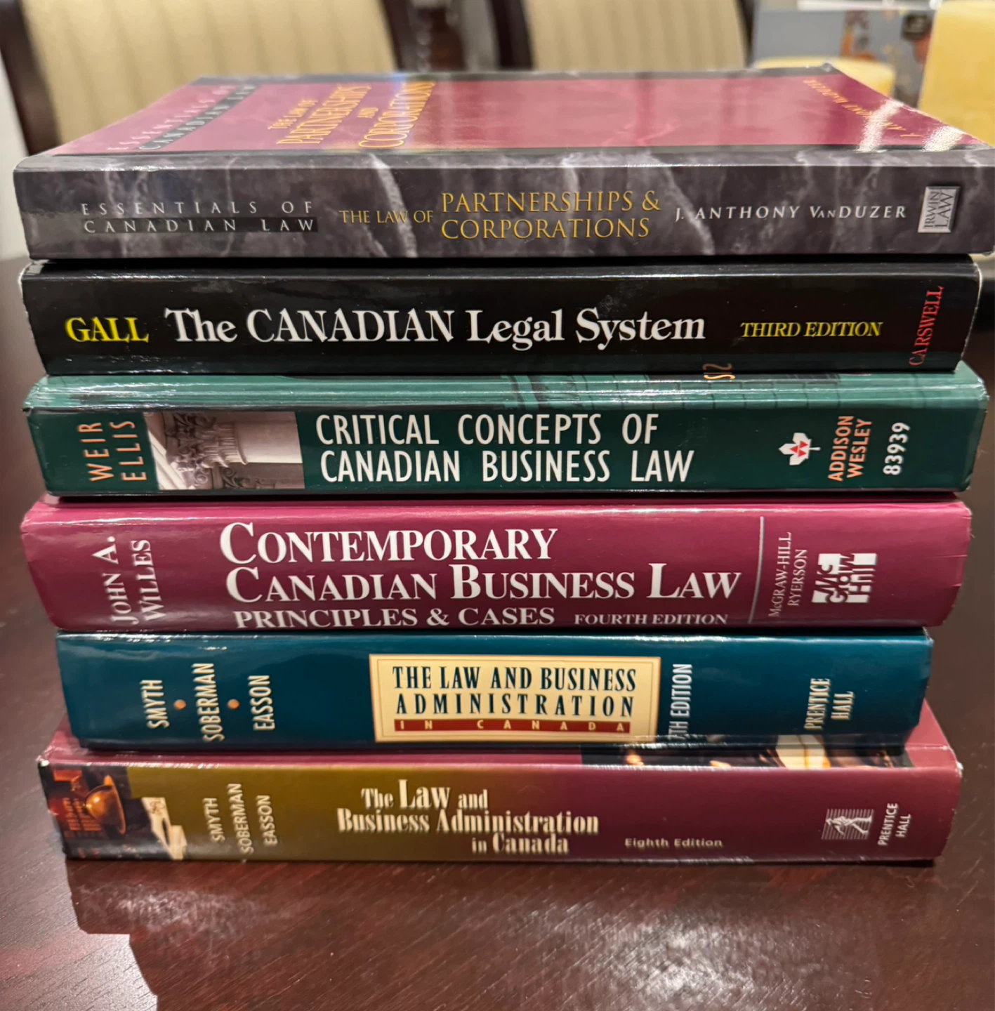 Canadian Business Law Textbooks