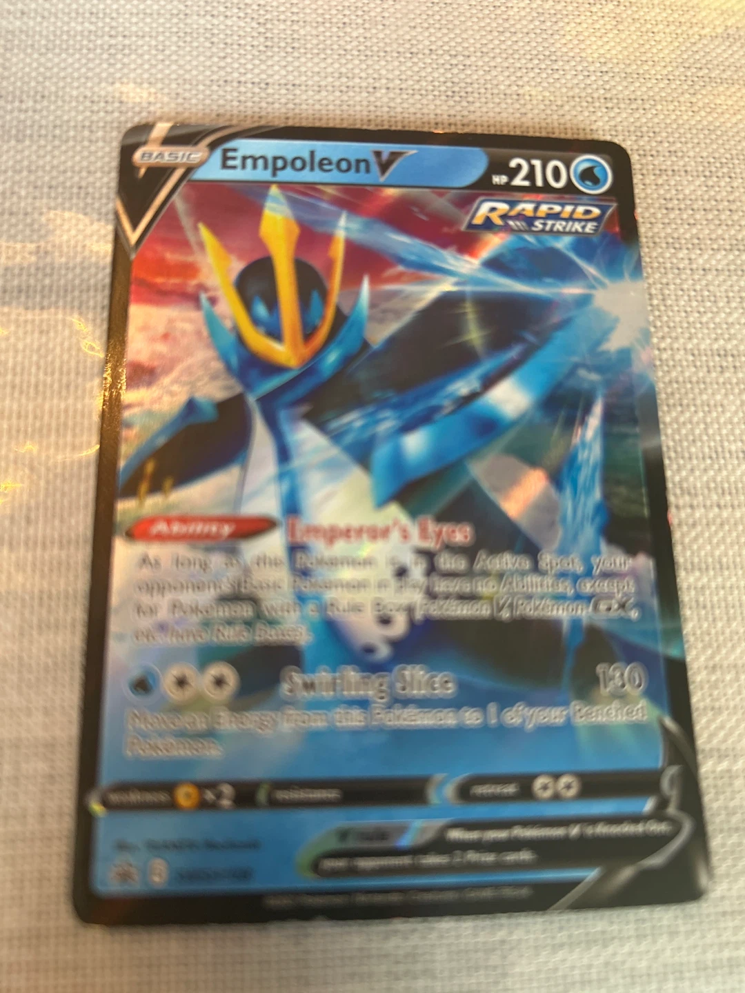 Empoleon V Pokémon Card