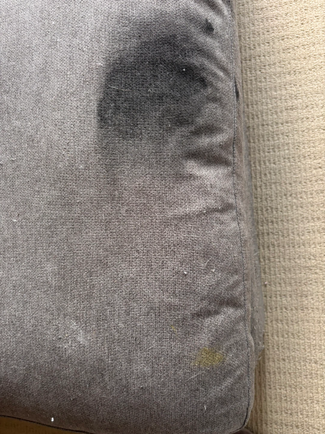 Grey Fabric Ottoman Footstool - photo 2