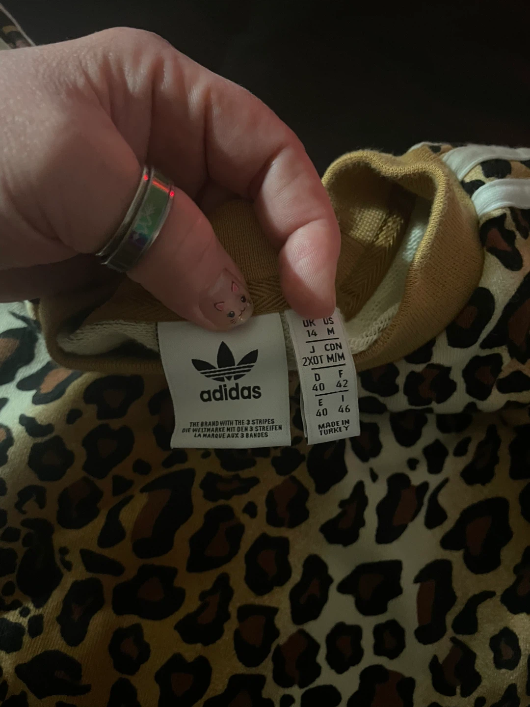 Adidas Leopard Print Crewneck Sweatshirt - photo 2